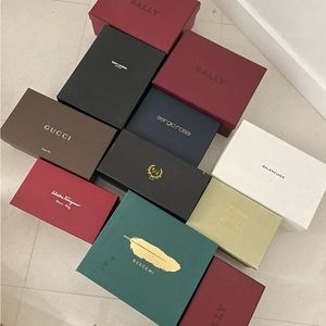Boxes Gucci,Saint Laurent,Bally,Rossi, Balenciaga,Ferragamo,Buscemi,Burberry